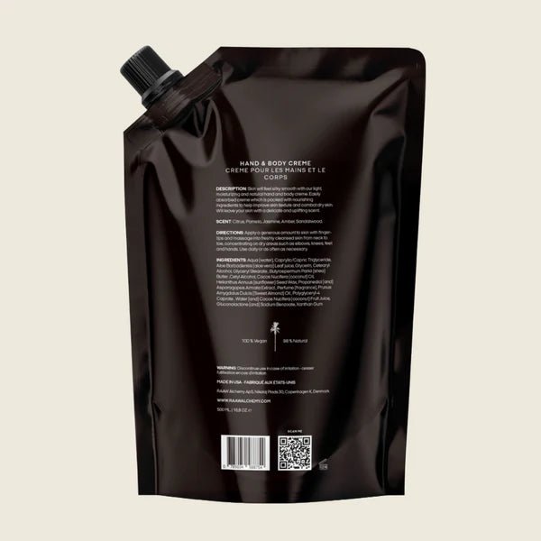 No Vacancy Creme Refill Backside