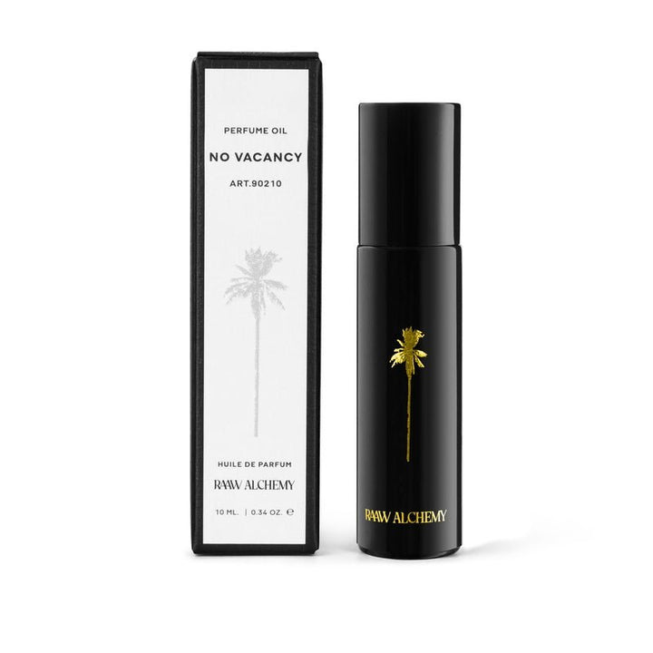 No Vacancy Perfume Oil and Packaging