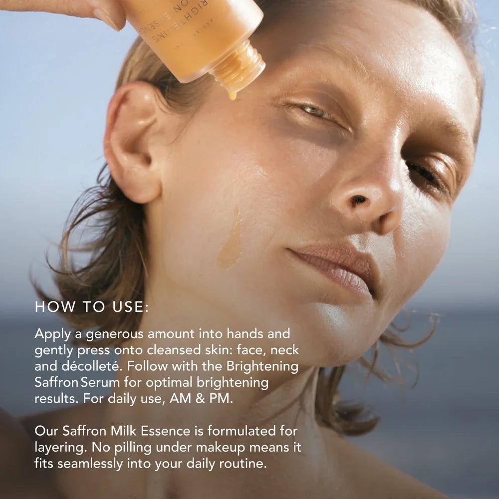 Ranavat Brightening Saffron Essence - Anwendung