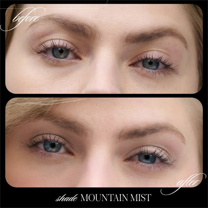 Cashmere Matte Eyelights Mountain Mist Before After