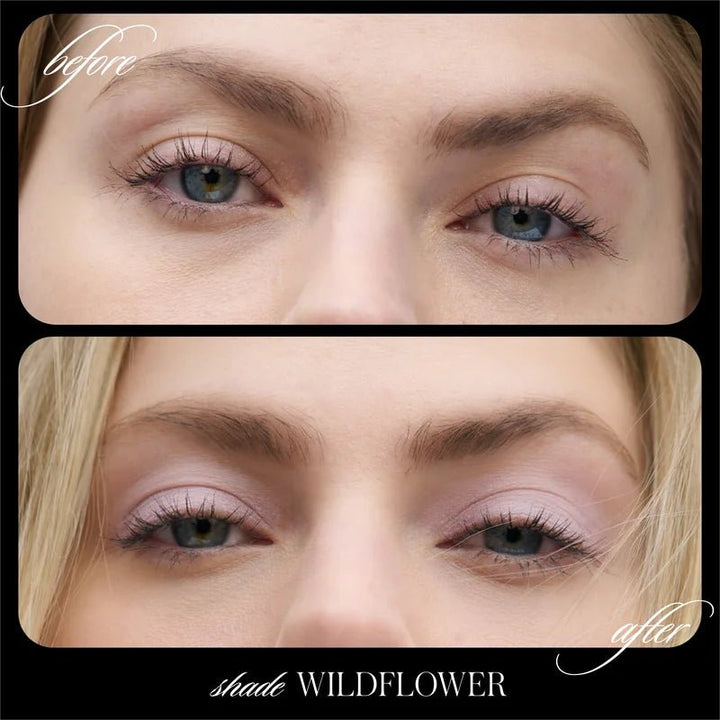Cashmere Matte Eyelights Wildflower Before After