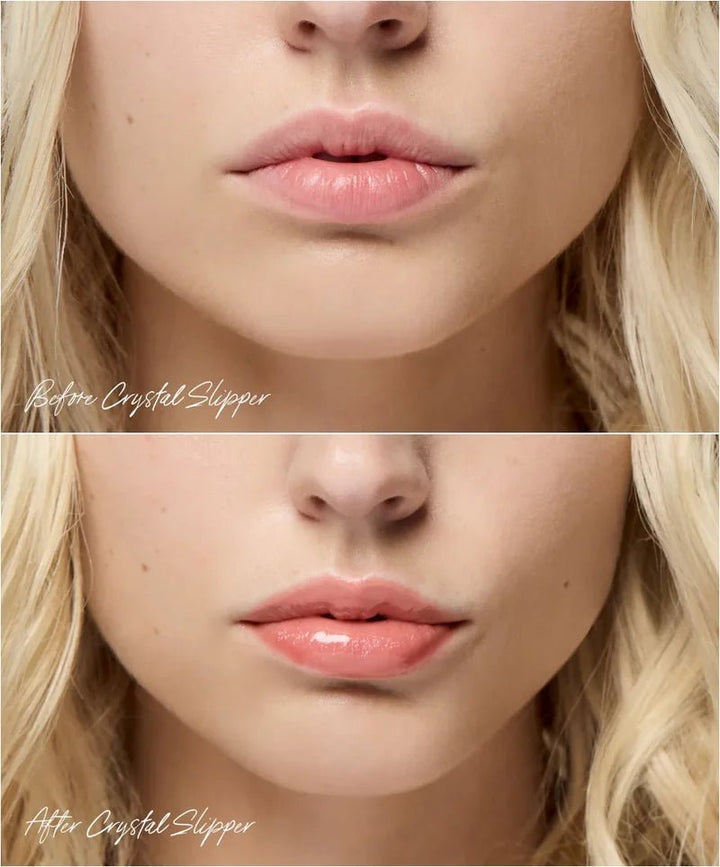 Legendary Lip Oil Crystal Slipper Before After