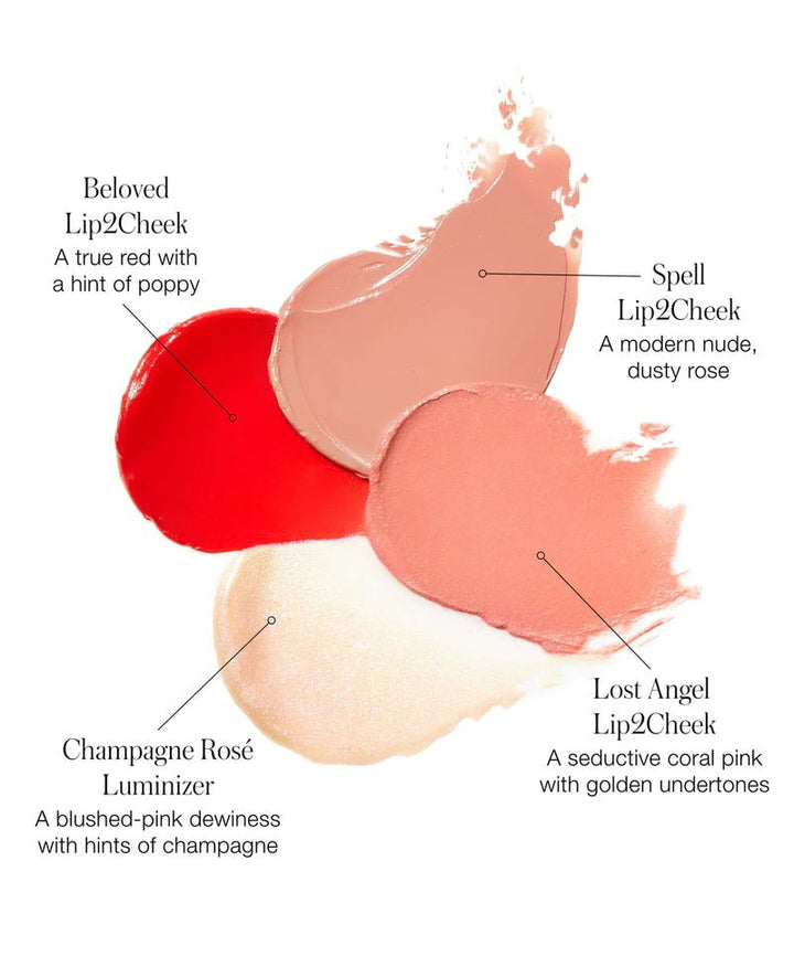 Lip2Cheek Quad Mini - Colour description