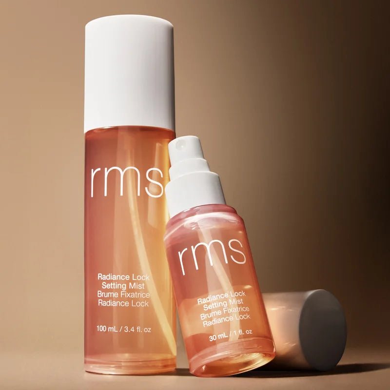 RMS Beauty Radiance Lock Setting Mist - Mood Full Size und Travel Size