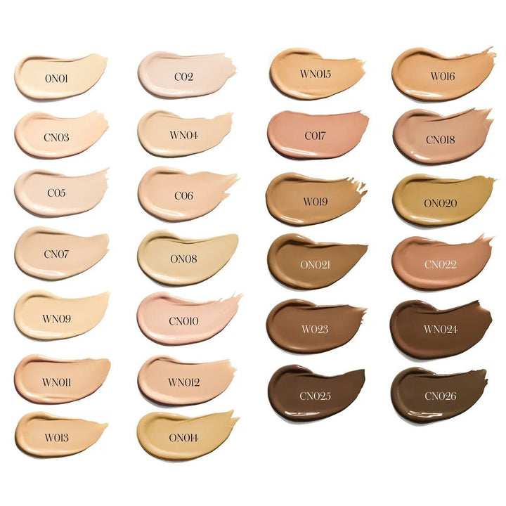 RMS Beauty Revitalize Hydra Concealer - Alle Swatches auf weißem Hintergrund