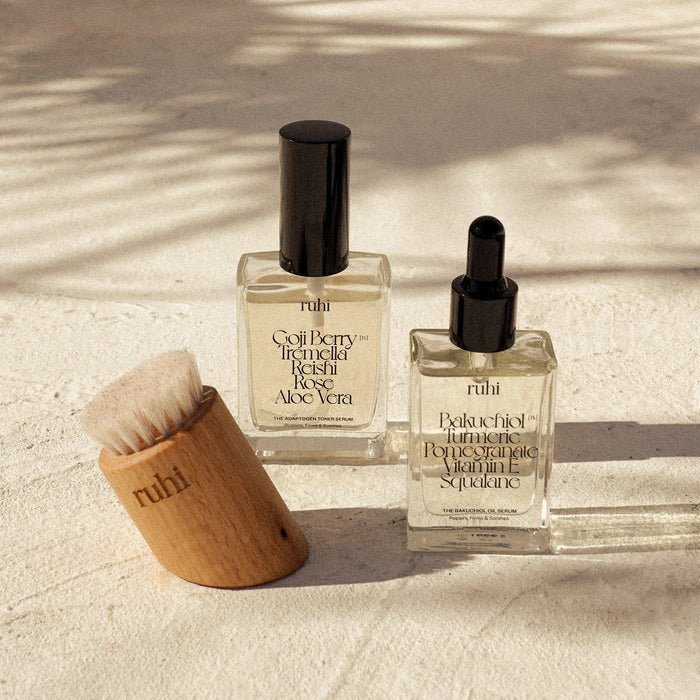 Ruhi The Adaptogen Toner Serum with Face Brush