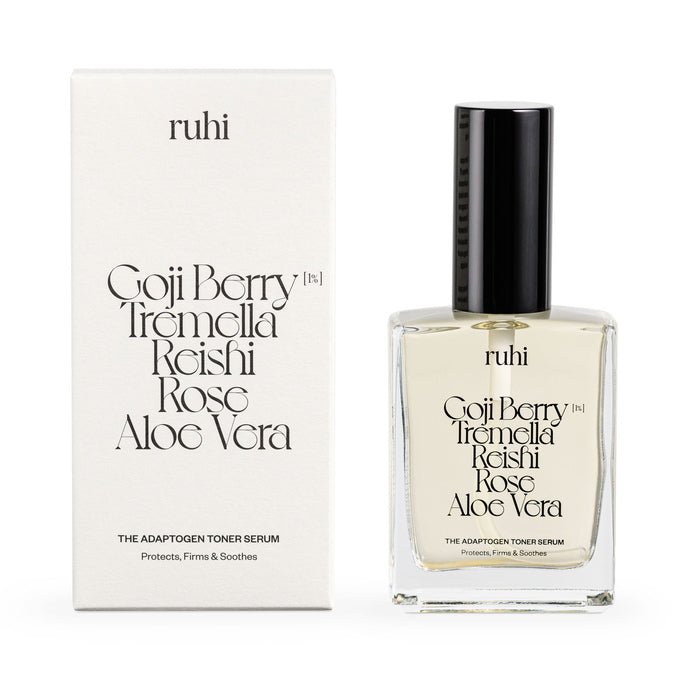 Ruhi The Adaptogen Toner Serum Verpackung