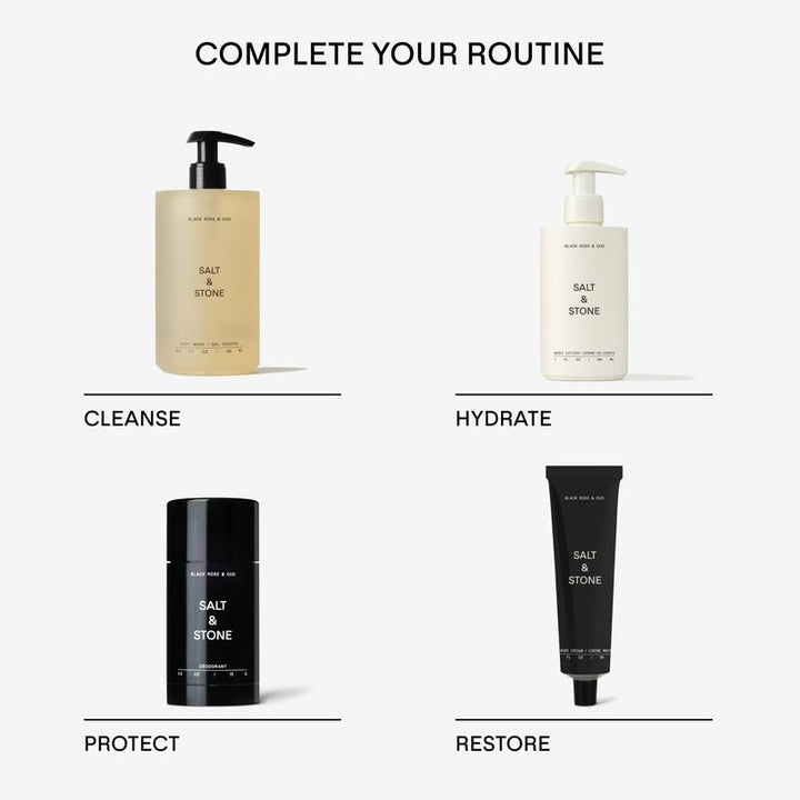 Salt & Stone Hand Cream Black Rose & Oud Complete your Routine