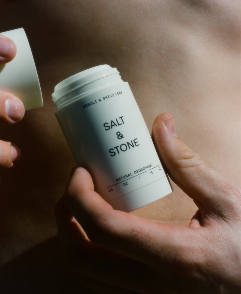 Natural Deodorant Extra Strength Neroli & Shiso Leaf  - opening deo