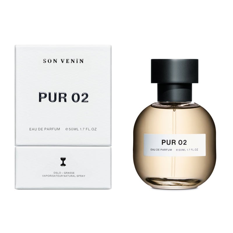 Son Venïn PUR 02 Eau de Parfum 50 ml - Flakon und Verpackung