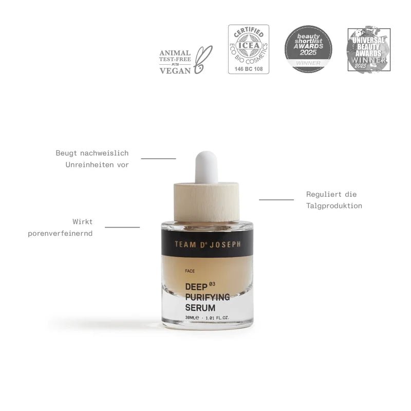Team Dr. Joseph Deep Purifying Serum - Benefits