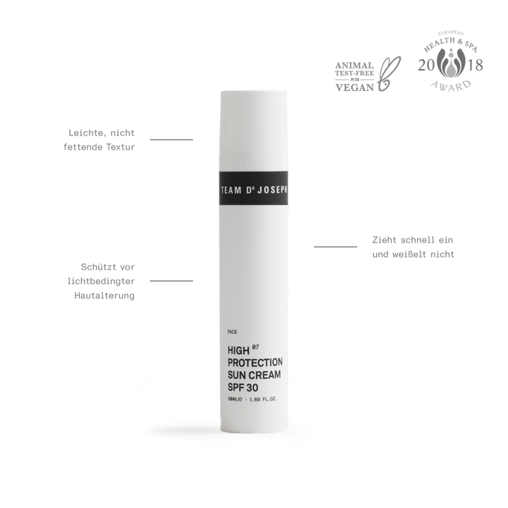 High Protection Sun Cream SPF 30 - Wirkung