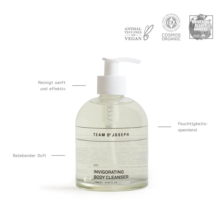 Team Dr. Joseph Invigorating Body Cleanser - Vorteile