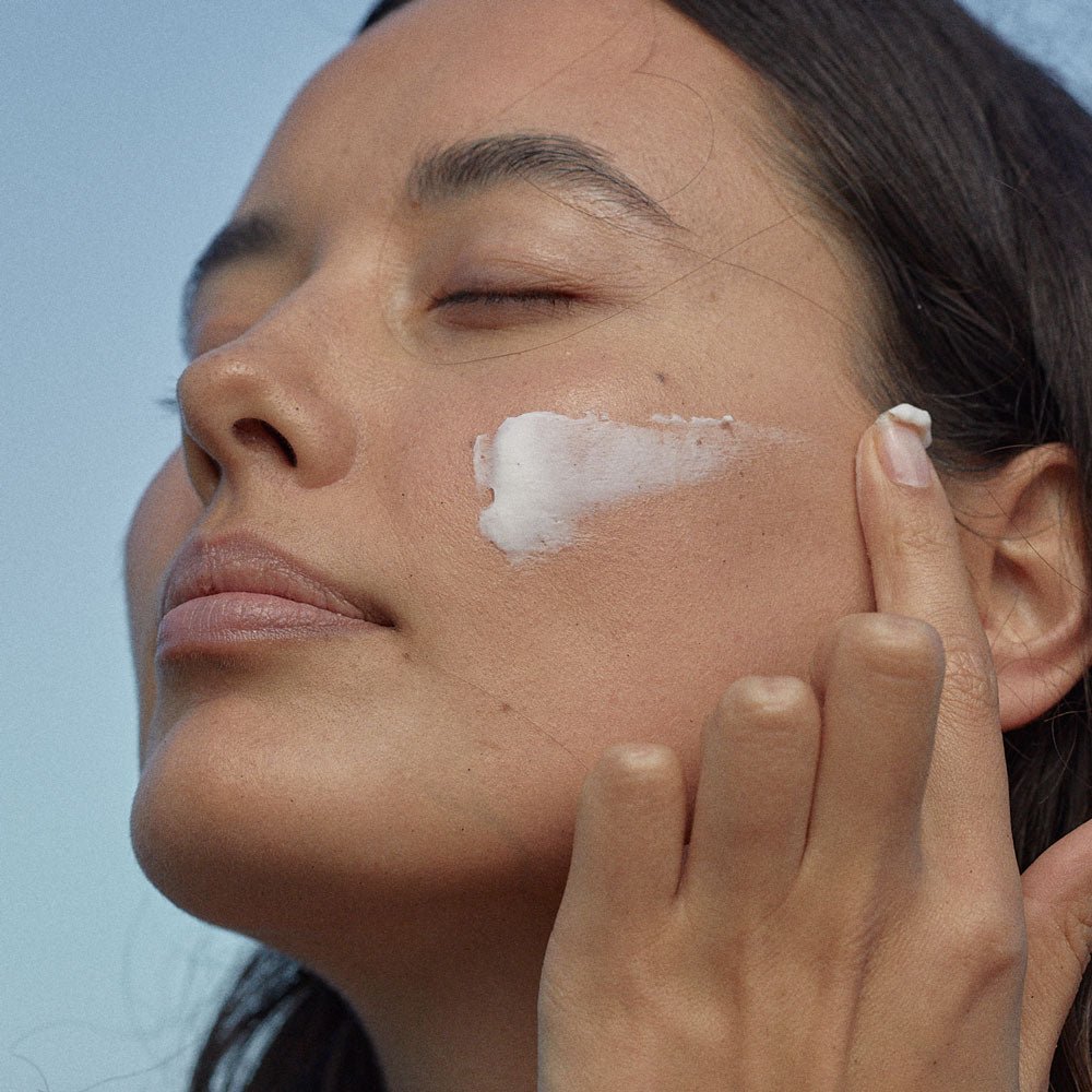 Ultra Light Sun Block SPF 50+ - on face