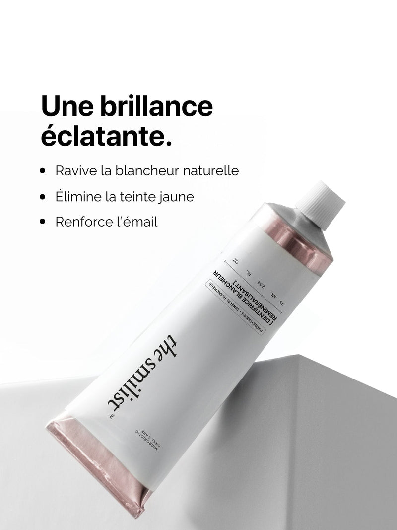 Whitening Remineralizing Toothpaste - white teeth