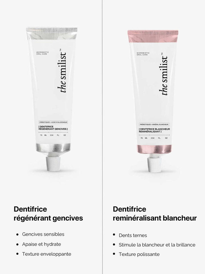 Whitening Remineralizing Toothpaste compared to Regenerating Toothpaste