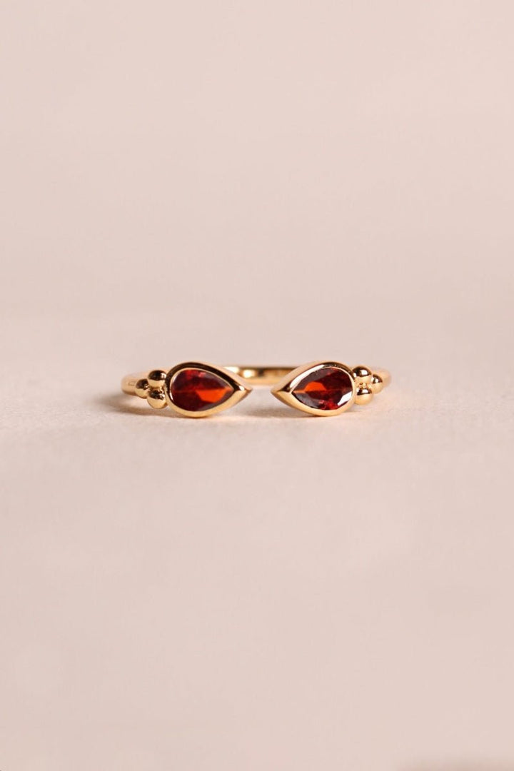 Waekura Alma Ring Grenat - Produktfoto