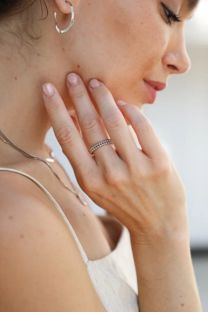 Waekura Florine Ring Palladium - Model