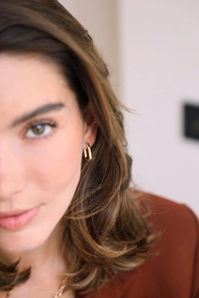 Waekura Frida Earrings - Model Close-up