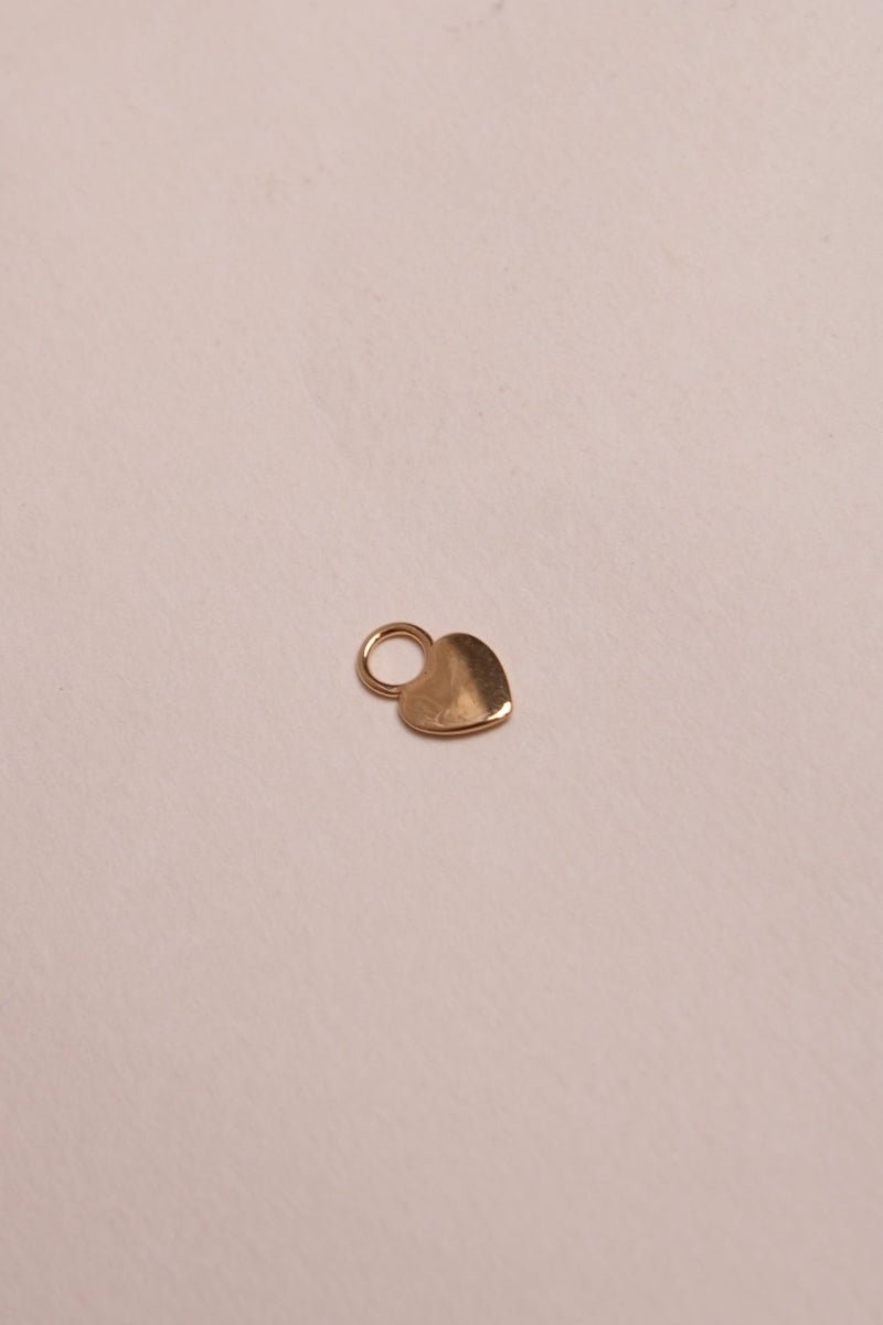 Waekura Smooth Heart Charms - Vorderseite