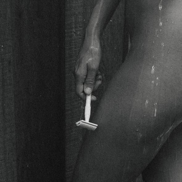 Well Kept Safety Razor under the shower