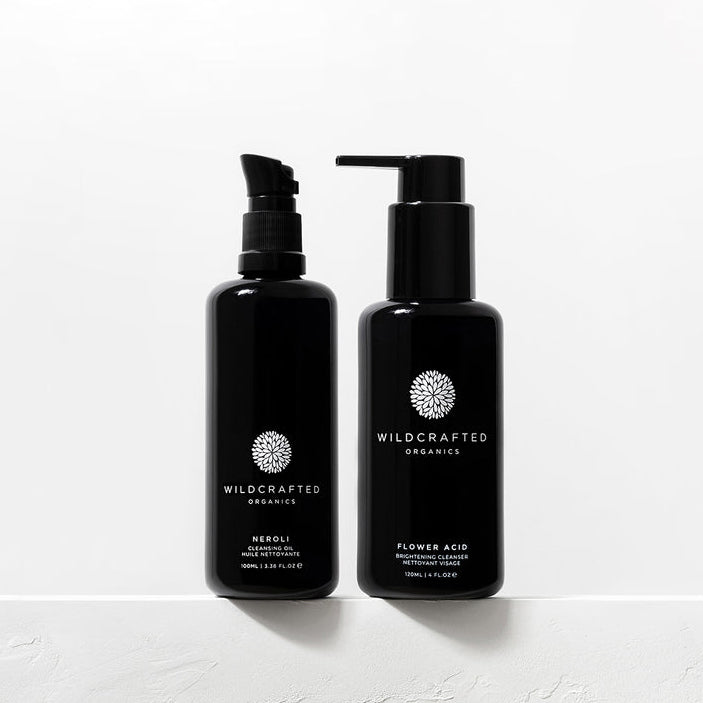 Wildcrafted Organics Flower Acid Cleanser - Neroli Cleansing Oil und Flower Acid Cleanser