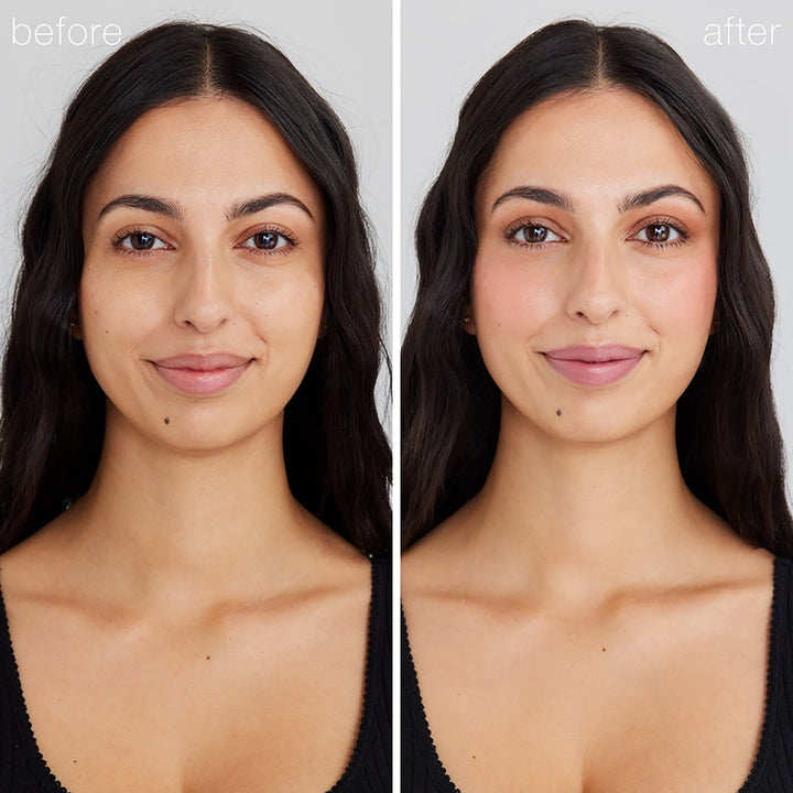 RMS Beauty Eternal Sunset Collection before and after