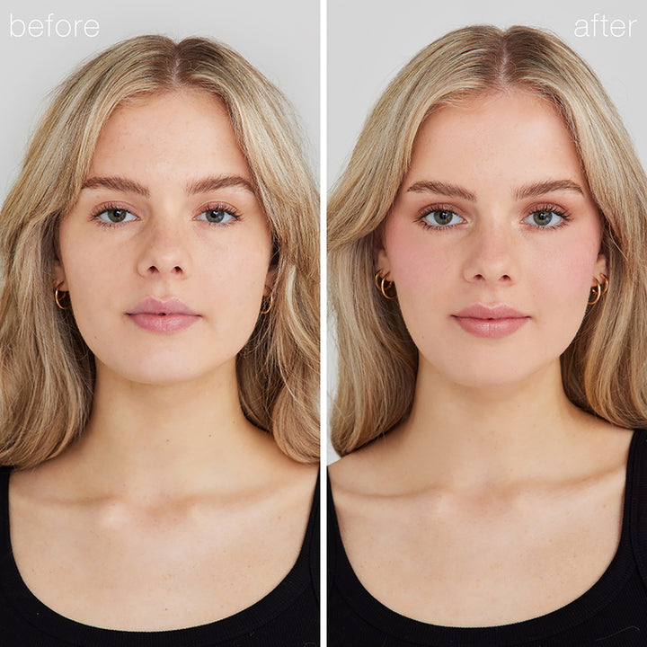 RMS Beauty Eternal Sunset Collection before and after model