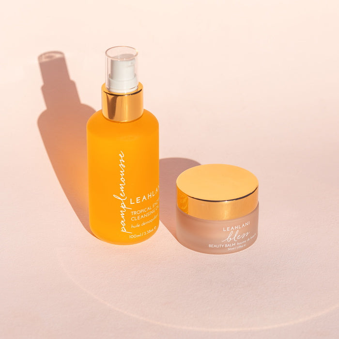 Leahlani Pamplemousse Cleanser and Bless Beauty Balm