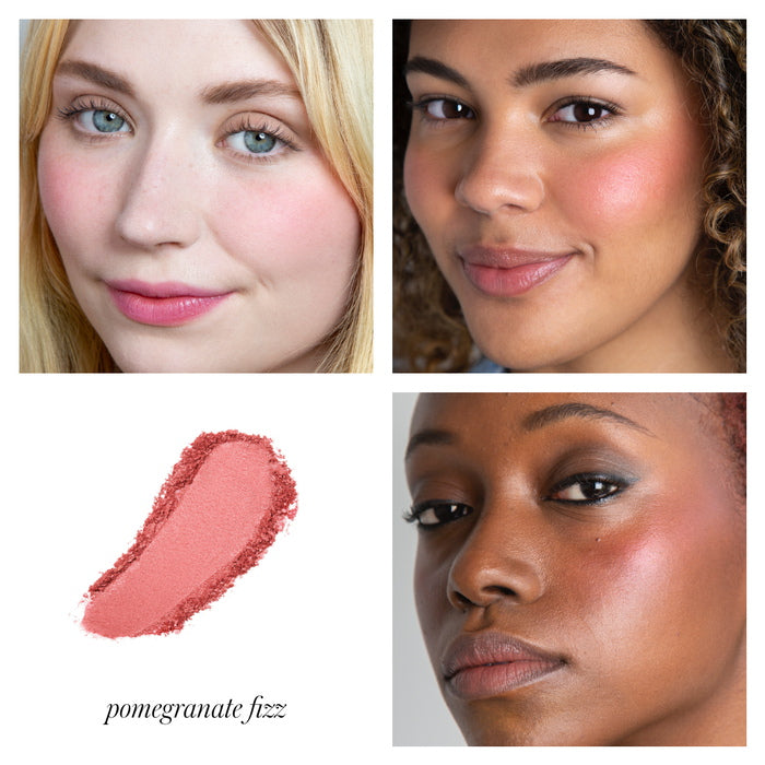 ReDimension Hydra Powder Blush Pomegranate Fizz Looks