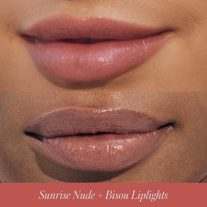 Go Nude Lip Pencil - Sunrise Nude und Bisou Liplights