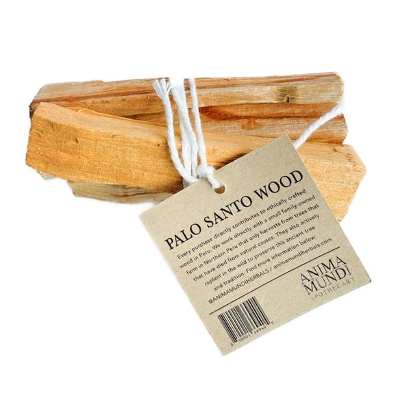 Palo Santo: Sacred Wood Incense White Background