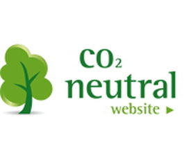 We are on! CO2 neutral website.