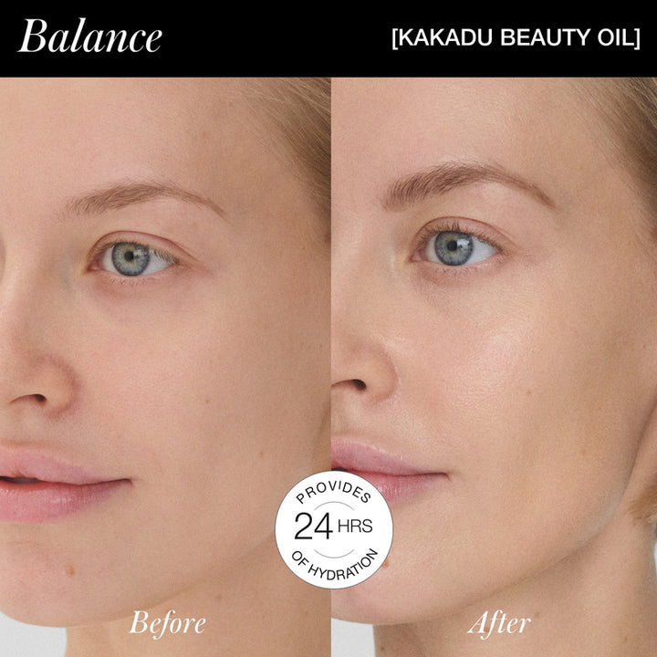 RMS Beauty Olio di bellezza Kakadu prima e dopo