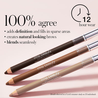 RMS Beauty Back2Brow Pencil - 100% Agree