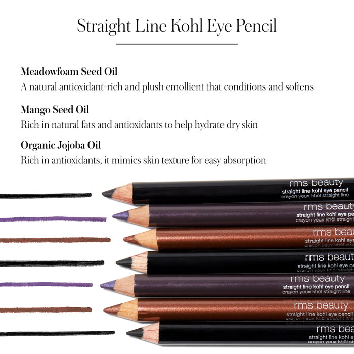 RMS Beauty Straight Line Kohl Eye Pencil Black - Life Style