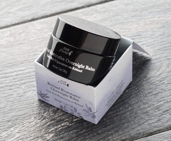 100% Pure Retinol Restorative Neck Cream Still Life