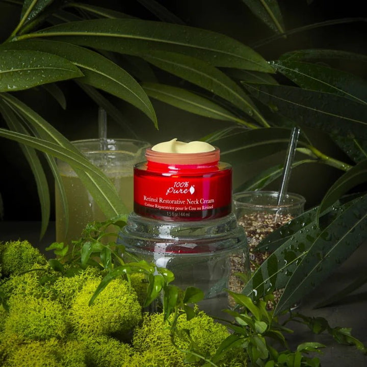 100% Pure Retinol Restorative Neck Cream Mood