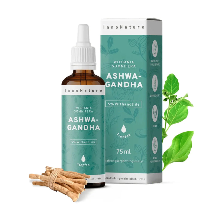 Ashwagandha Wurzel Extrakt Tropfen von InnoNature