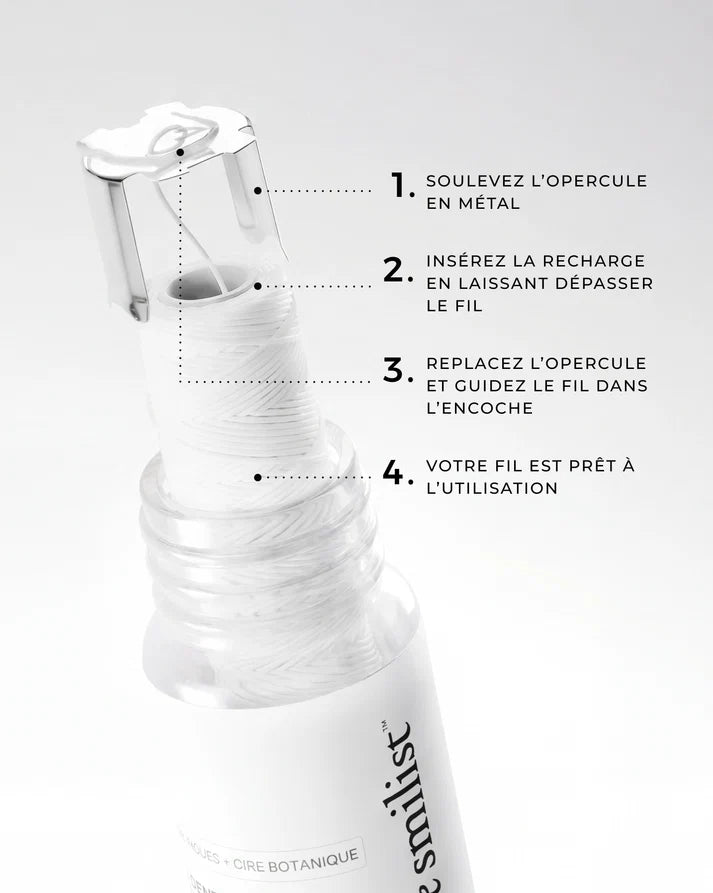 Micro-Infused Dental Floss - Refill einlegen