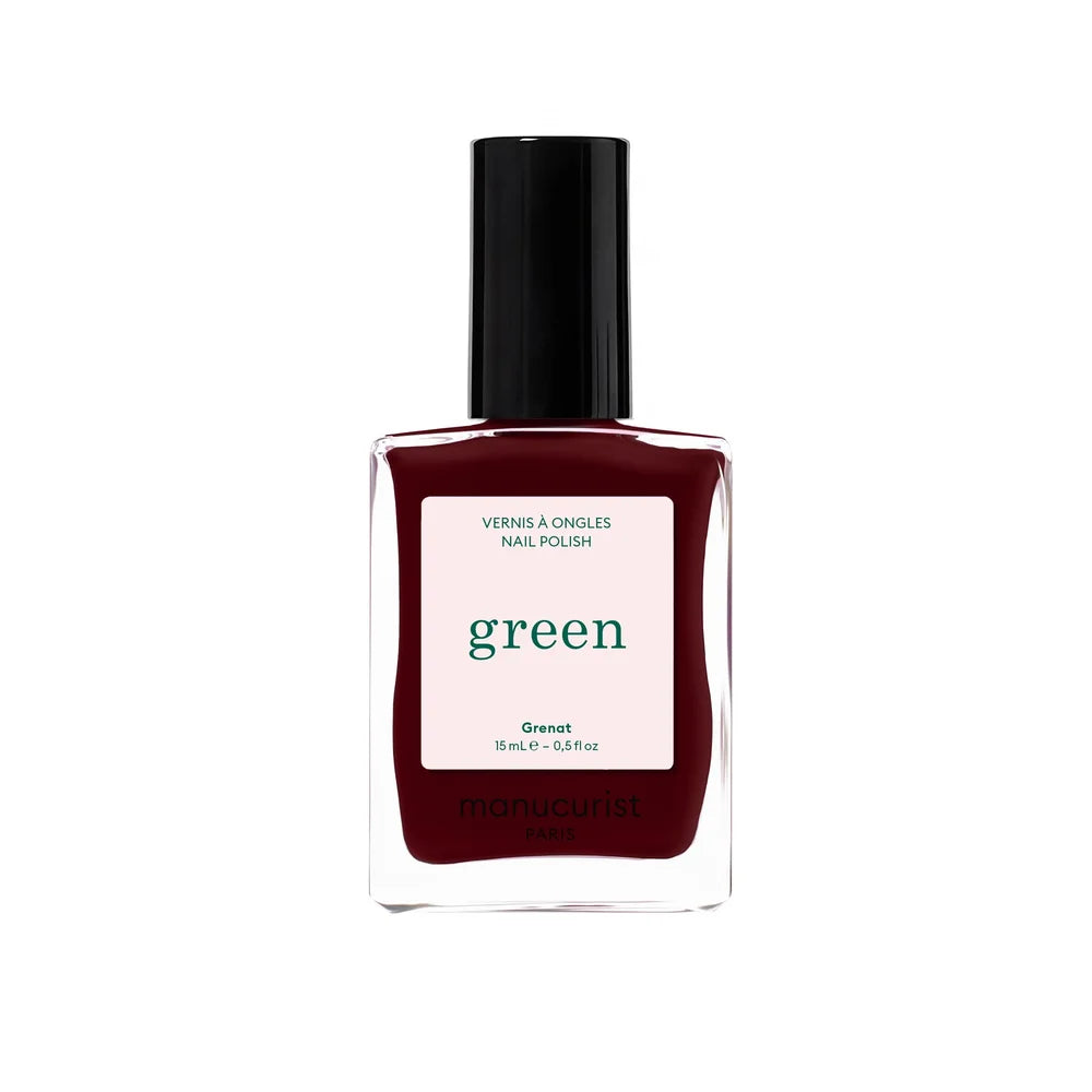 Manucurist Grenat Nagellack in intensivem Braunrot