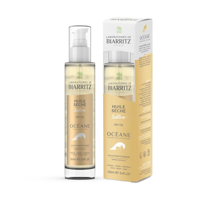Organic Océane Dry Oil with packaging