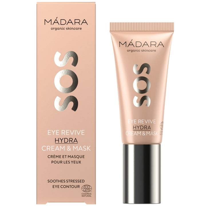 Mádara SOS Eye Revive Hydra Cream & Mask Freisteller Verpackung