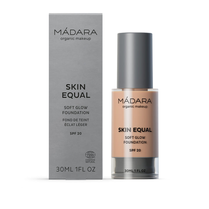 Mádara Skin Equal Soft Glow Foundation 30 ml in Rose Ivory – natürliche Foundation mit rosigem Unterton