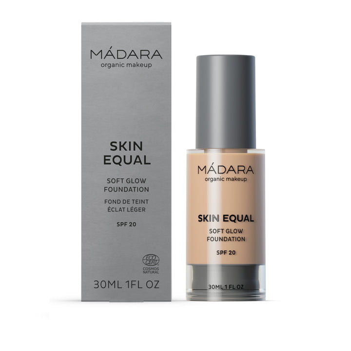 Mádara Skin Equal Soft Glow Foundation 30 ml in Ivory – natürliche Foundation für helle Haut