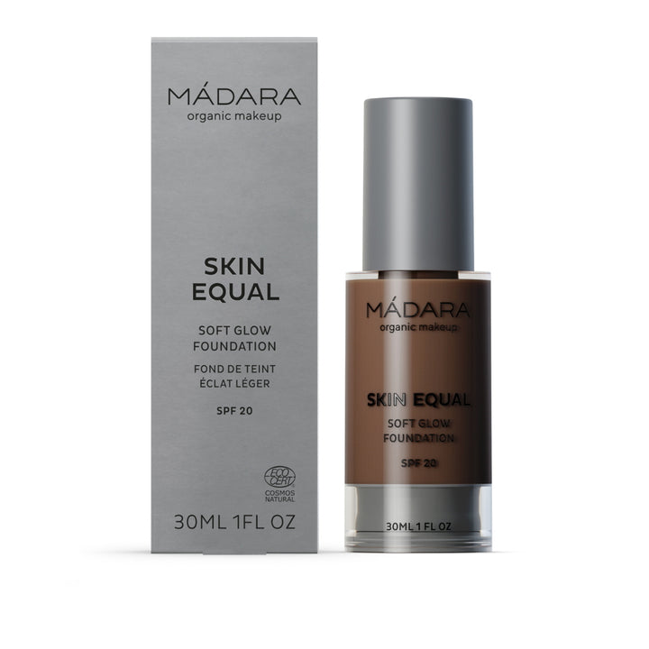 Mádara Skin Equal Soft Glow Foundation 30 ml in Mocha – natürliche Foundation für tiefe Hauttöne