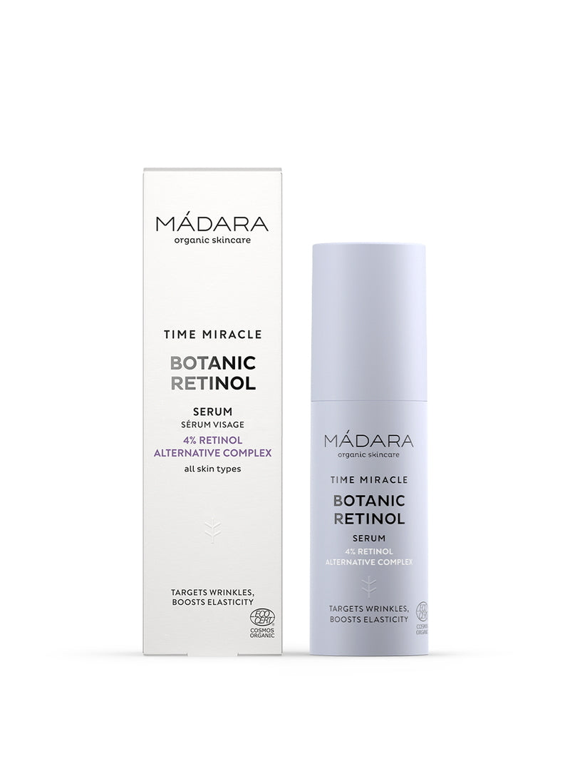 Time Miracle Botanic Retinol Serum mit Verpackung