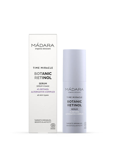 Time Miracle Botanic Retinol Serum mit Verpackung