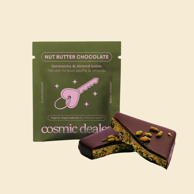 Cosmic Dealer Chakra Schokolade - Genmaicha and Almond Butter