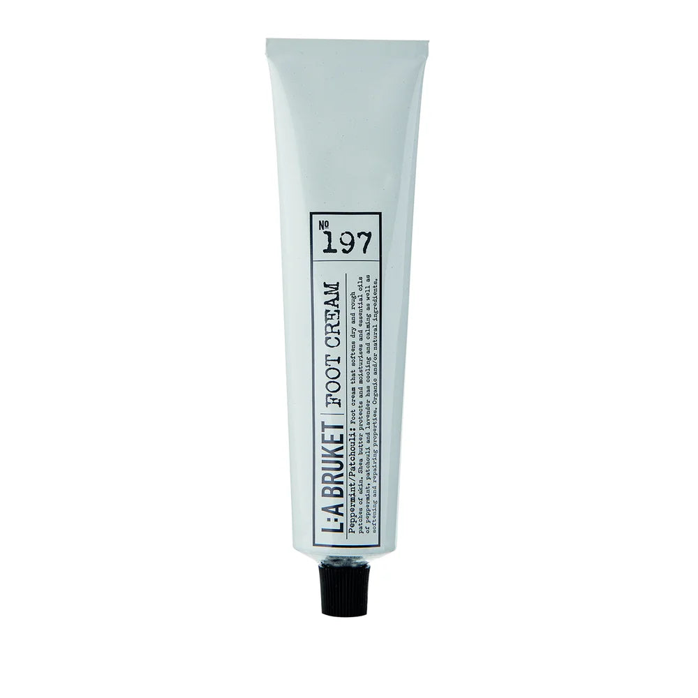 L:A Bruket 197 Foot Cream Peppermint / Patchouli 70 ml – natürliche Fußcreme in klassischer Tube